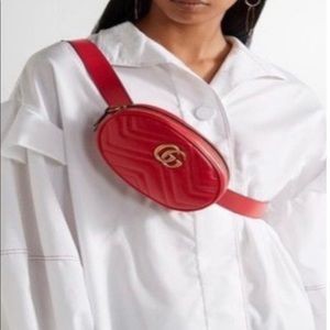 New Gucci Matelasse belt bag.